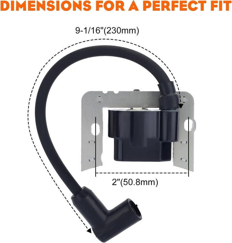 Hipa 35135 35135A 35135B Solid State Ignition Coil Module for Tecumseh HMSK80 HMSK90 HM80 HM90 HM100 OHV12 OHV13 OHV125 OVM120 OVXL120 OVXL125 TVM195 TVM220 10Hp Engine Snowblower Lawn Tracter - Image 3