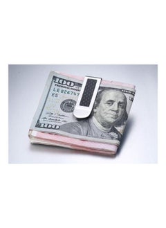 NIBEMINENT Money Clip Credit Card Holder Silver/Black  - Image 5