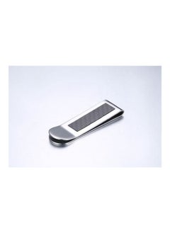 NIBEMINENT Money Clip Credit Card Holder Silver/Black  - Image 3