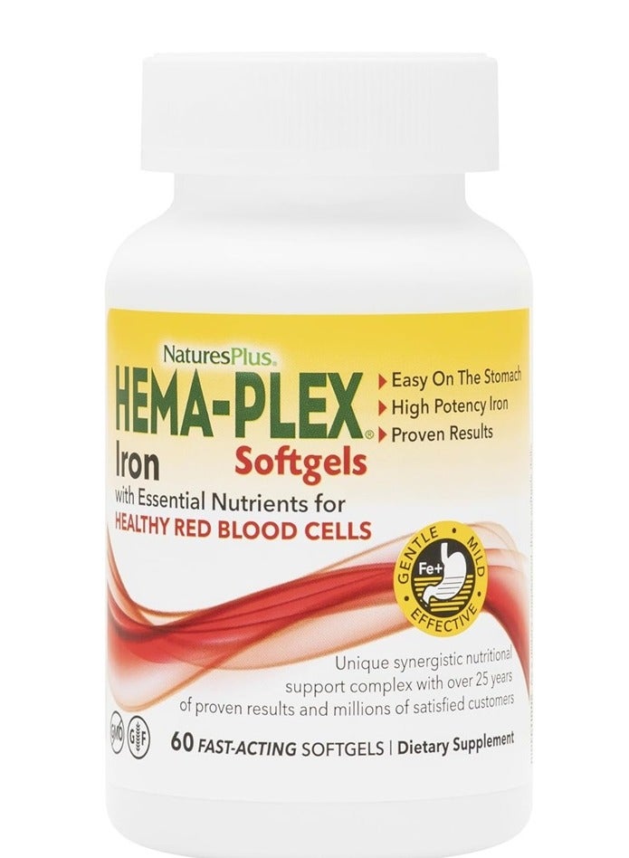 Natures Plus Hema-Plex Mixed Berry 60 Chewables - Image 1
