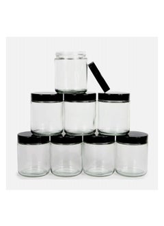 Piccasio PICCASIO™ Round Glass Jar, Reusable Food Storage Containers with Lids, Empty Canister Set, Modern Decorative Canning Jar with Wide Mouth for Coffee, Spice, Candy, Cookie, Herbs, Powder, Liquid,  - Image 2