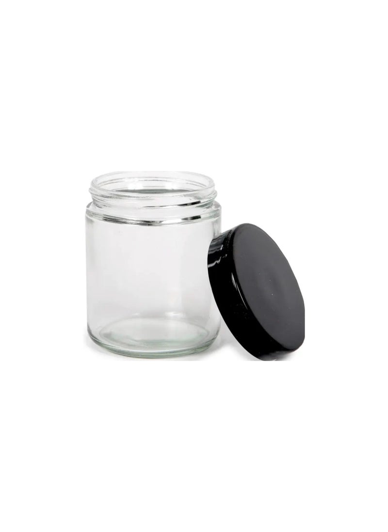 Piccasio - PICCASIO™ Round Glass Jar, Reusable Food Storage Containers with Lids, Empty Canister Set, Modern Decorative Canning Jar with Wide Mouth for Coffee, Spice, Candy, Cookie, Herbs, Powder, Liquid, - Image 1