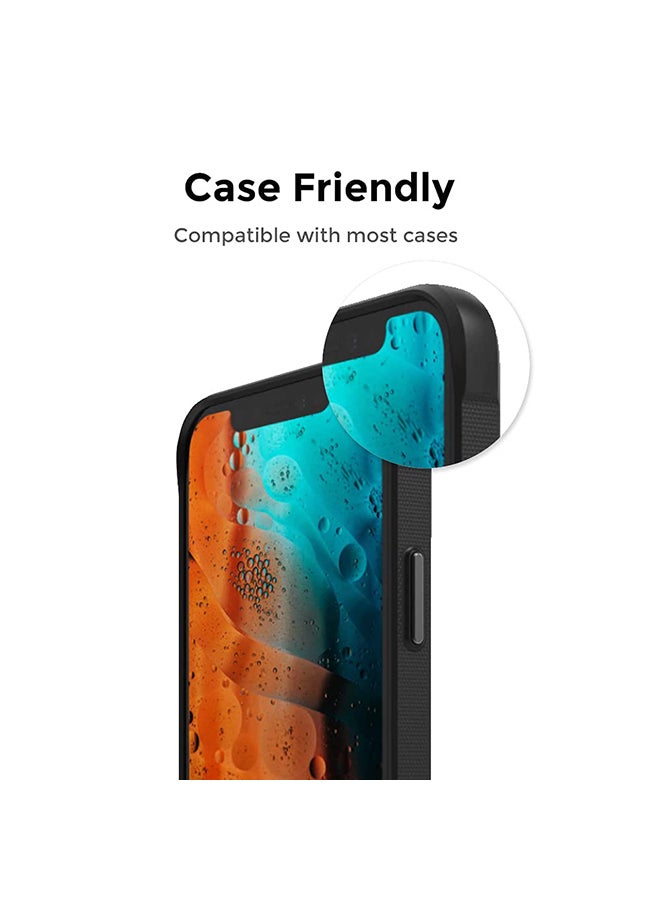 O Ozone 2 Pack Full Coverage Tempered Glass for Samsung Galaxy S24 Ultra Screen Protector, 9H Hardness Black Edge Tempered Glass Film HD Clear Screen Guard - Image 4