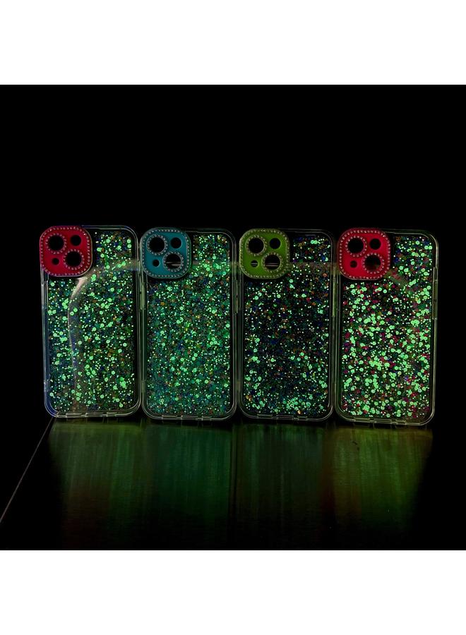 Zaboon Case For iPhone 12 Pro Max Luminous Epoxy TPU Glitter Phone Case - Image 3