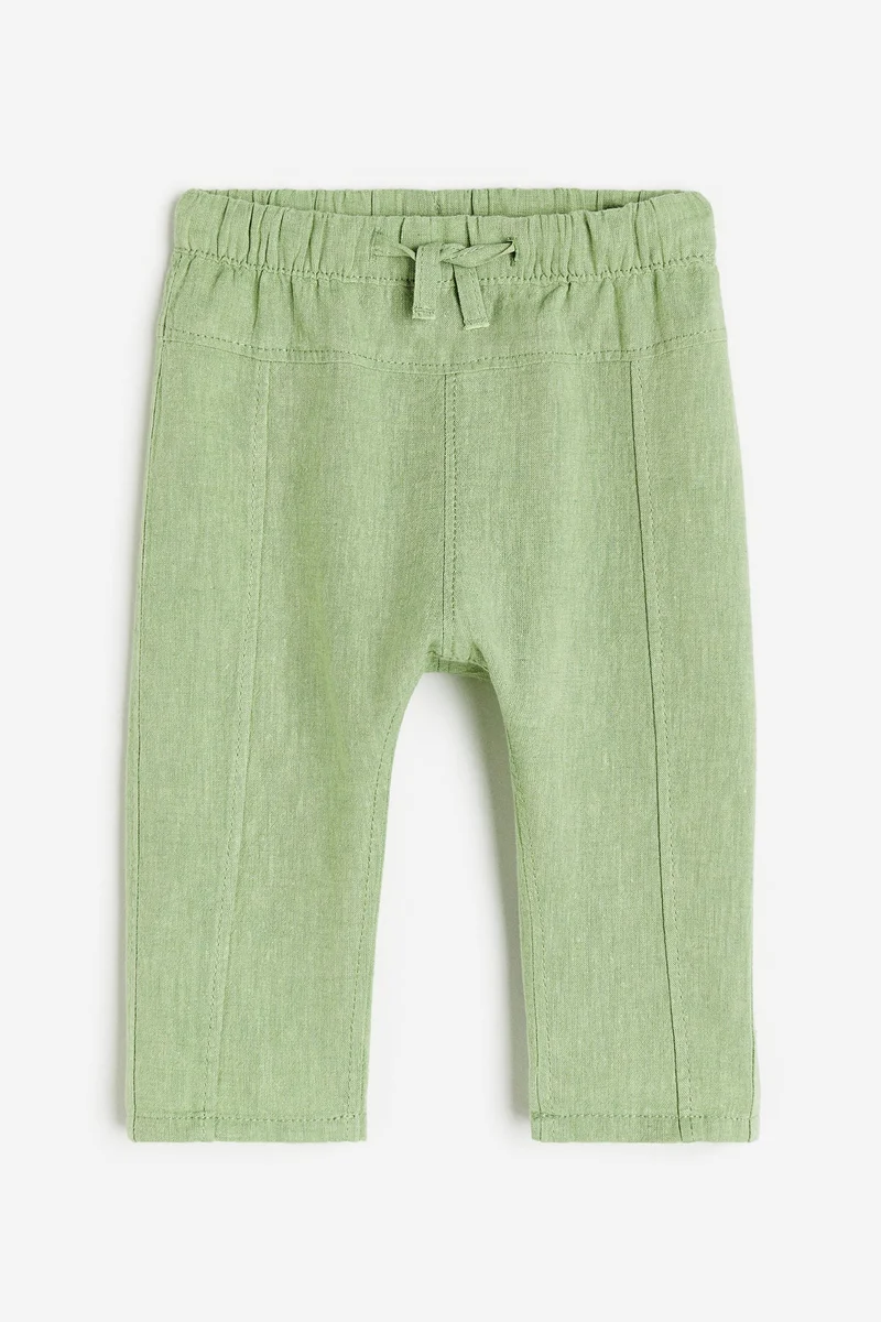 اتش اند ام Linen-blend trousers