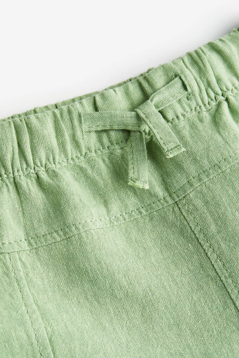 اتش اند ام Linen-blend trousers