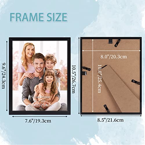 WIFTREY Black 8x10 Picture Frame Set of 18, Multi Photo Frames 8 by 10 Bulk for Wall Hanging or Tabletop Display - Image 4