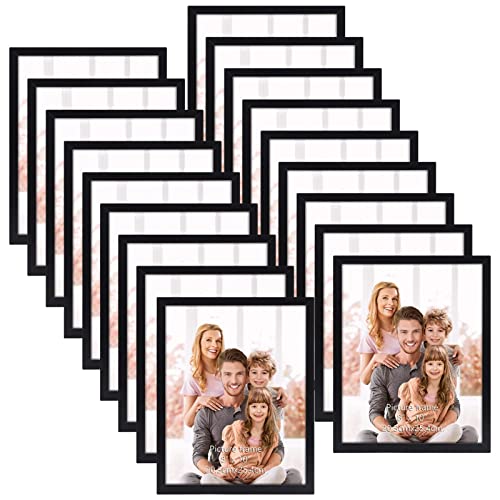 WIFTREY Black 8x10 Picture Frame Set of 18, Multi Photo Frames 8 by 10 Bulk for Wall Hanging or Tabletop Display - Image 1