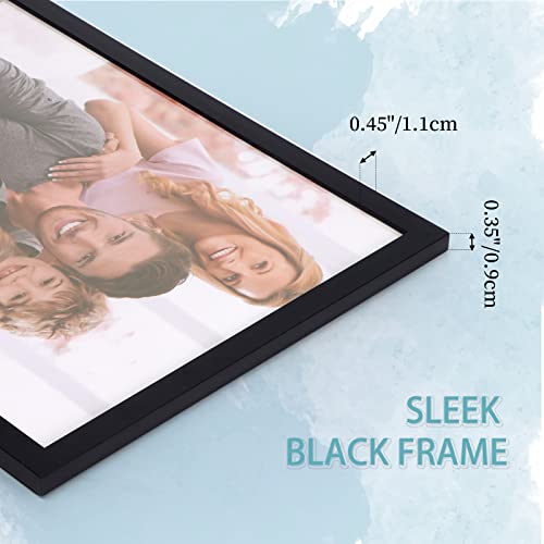 WIFTREY Black 8x10 Picture Frame Set of 18, Multi Photo Frames 8 by 10 Bulk for Wall Hanging or Tabletop Display - Image 5
