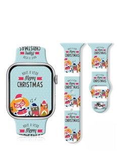Generic Silicone Printed Strap for Apple Watch Ultra S8 44MM 