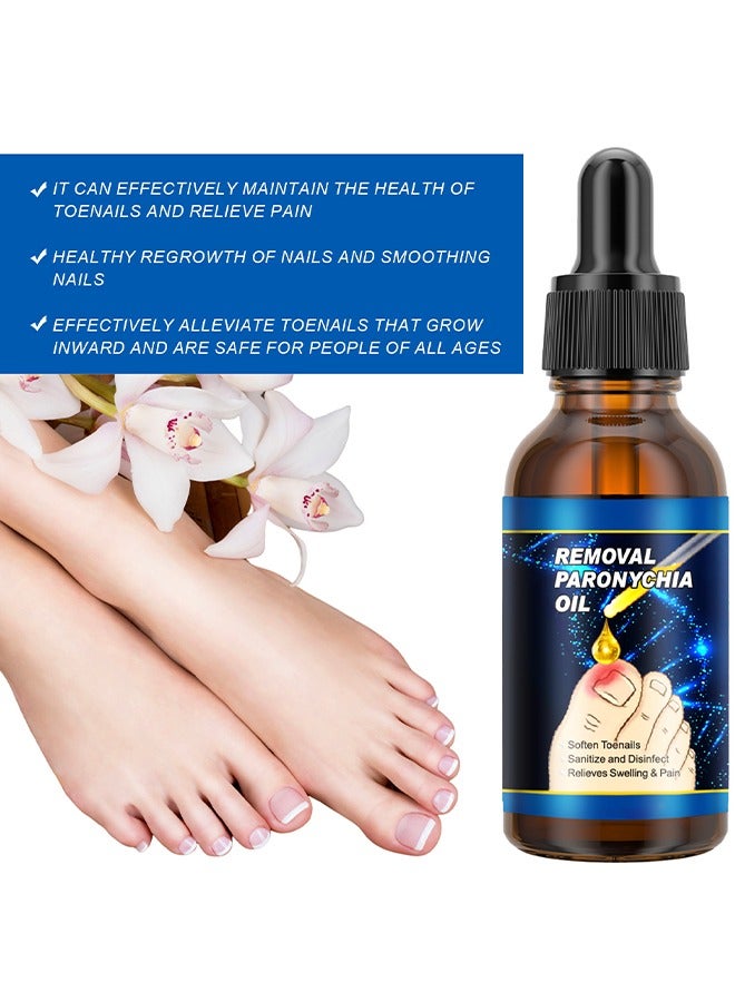 Sefudun Removal Paronychia Oil, Toenail Care Ingrown Toenail Nail Repair Toenail Plus Anti Paronychia Relief Oil Nail Renewal Liquid For Damaged And Discoloration Nail Swelling And Pain Removal Oil, 30ML - Image 3