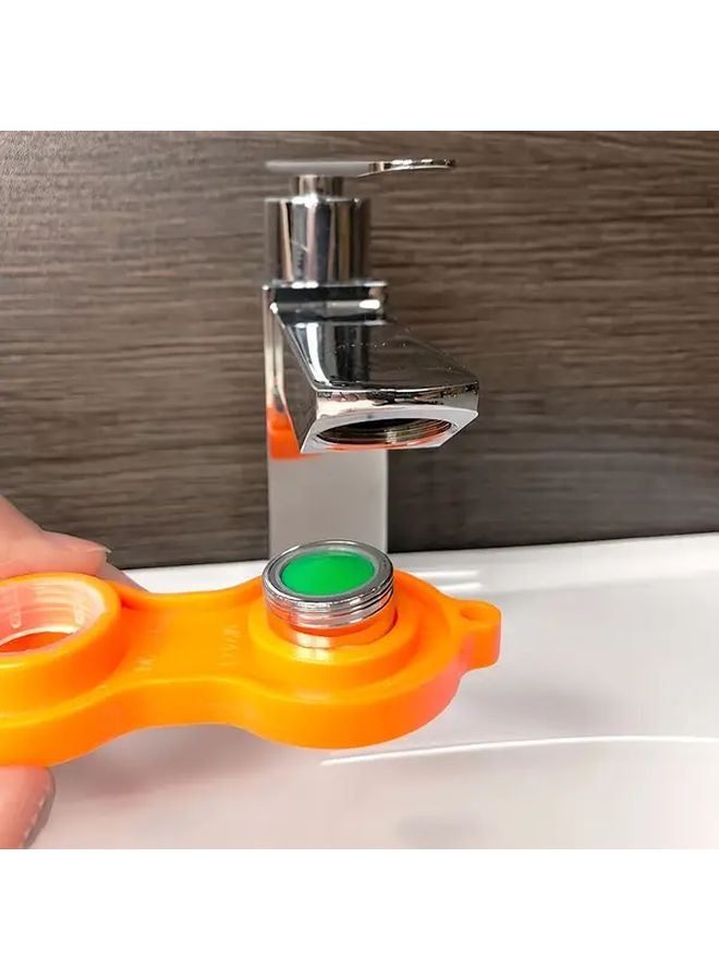 أداة إزالة وتركيب مهوية البرتقالي لصيانة حوض المغسلة وحوض الاستحمام والصنوبر - Image 3