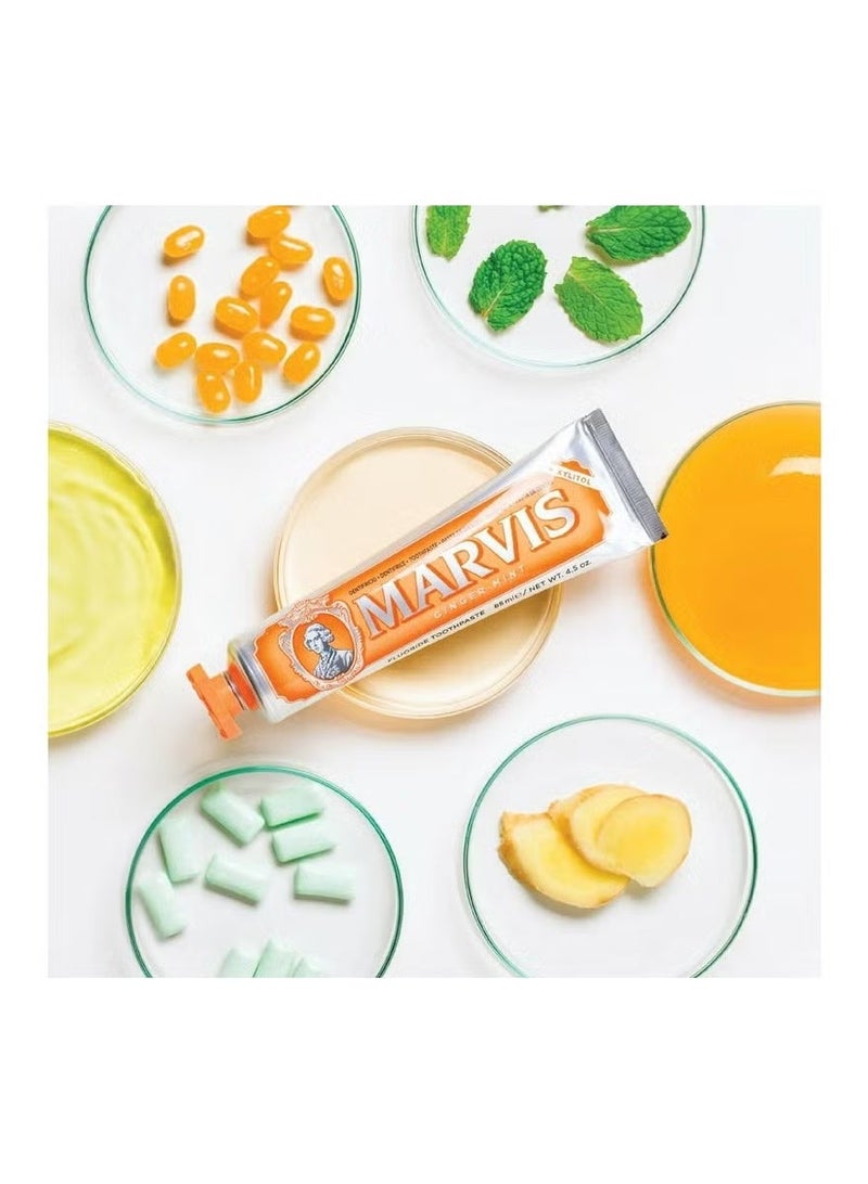 مارفيس معجون أسنان فلوريد نكهة النعناع الزنجبيل 85 مل - Image 3