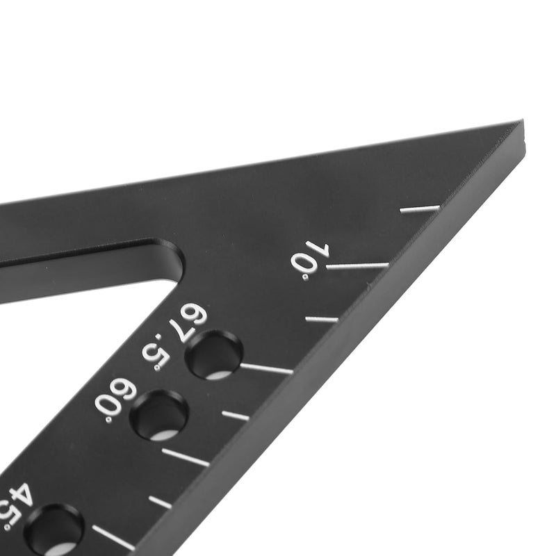 3D Multi Angle Measuring Ruler Aluminum Alloy Woodworking Square 3.85x3.19x3.93in - Accurate Protractor with 5° Increments, Wraparound Marking for Carpentry and DIY Projects - Image 5