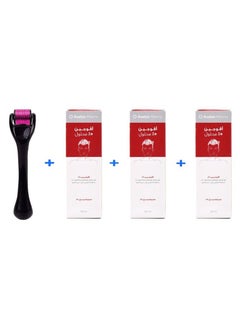 Avalon 3- Pieces Avogain 5% Minoxidil 50ml And Artlook Needle Roller System Black  - Image 2