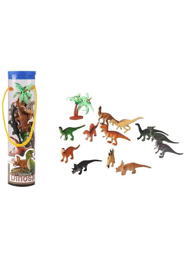 تيمسون لعبة ديناصور واقعية من تيمسون - 10 قطع من لعبة الديناصورات للأطفال، مجموعة لعب شخصيات الحيوانات، ألعاب تعليمية ومقالب للأطفال (ديناصور) - Image 1