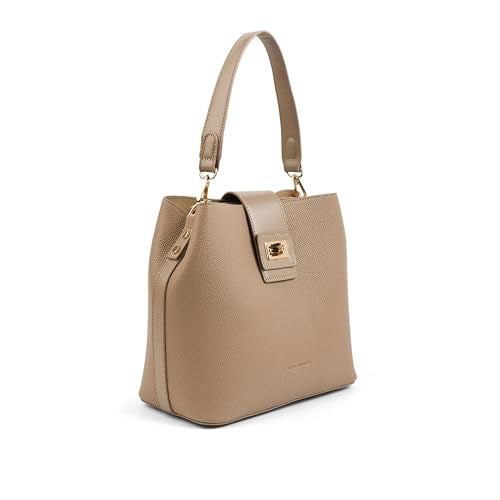 Lino Perros Women Monroe Everyday Beige Satchel Bag - Image 2