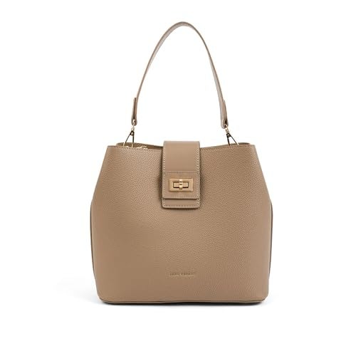 Lino Perros Women Monroe Everyday Beige Satchel Bag - Image 1
