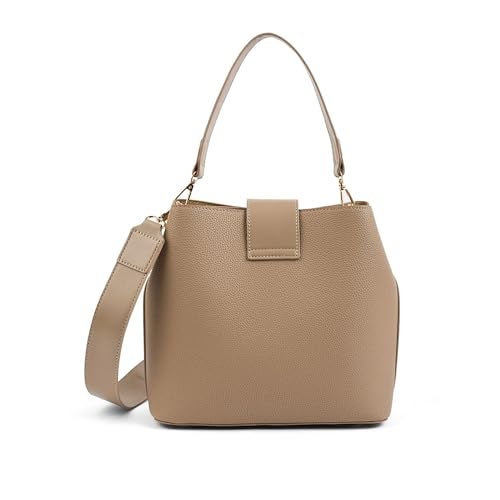 Lino Perros Women Monroe Everyday Beige Satchel Bag - Image 5