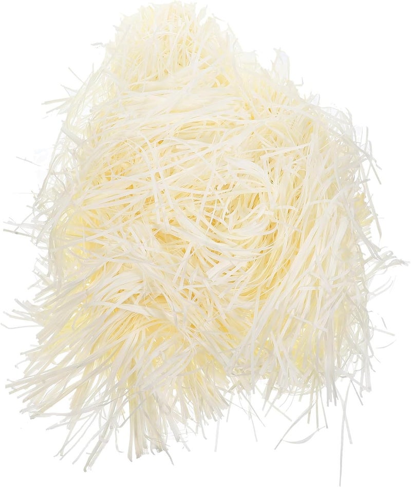 SEWCHICS Crinkle Paper Filler Shreds for Boxes 500g Beige Raffia Tissue Paper Basket Filling for Wrapping and Craft Supplies - Image 1
