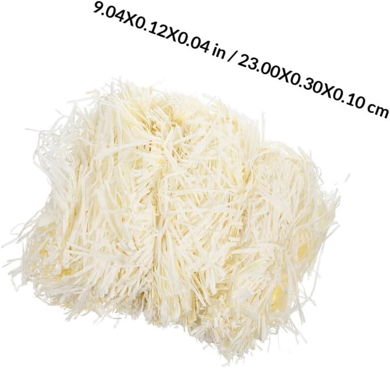 SEWCHICS Crinkle Paper Filler Shreds for Boxes 500g Beige Raffia Tissue Paper Basket Filling for Wrapping and Craft Supplies - Image 2