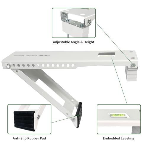 MY RUSTIC Window Air Conditioner Support Bracket , Window AC Bracket Light Duty,Universal AC Support Bracket Up to 165 lbs (Patent) - Image 3