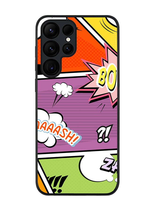 Stylizedd For Samsung Galaxy S25 Ultra 5G Case,Slim fit Camera Protection, Shockproof Thin Phone cover  - Comic Strip - Image 1