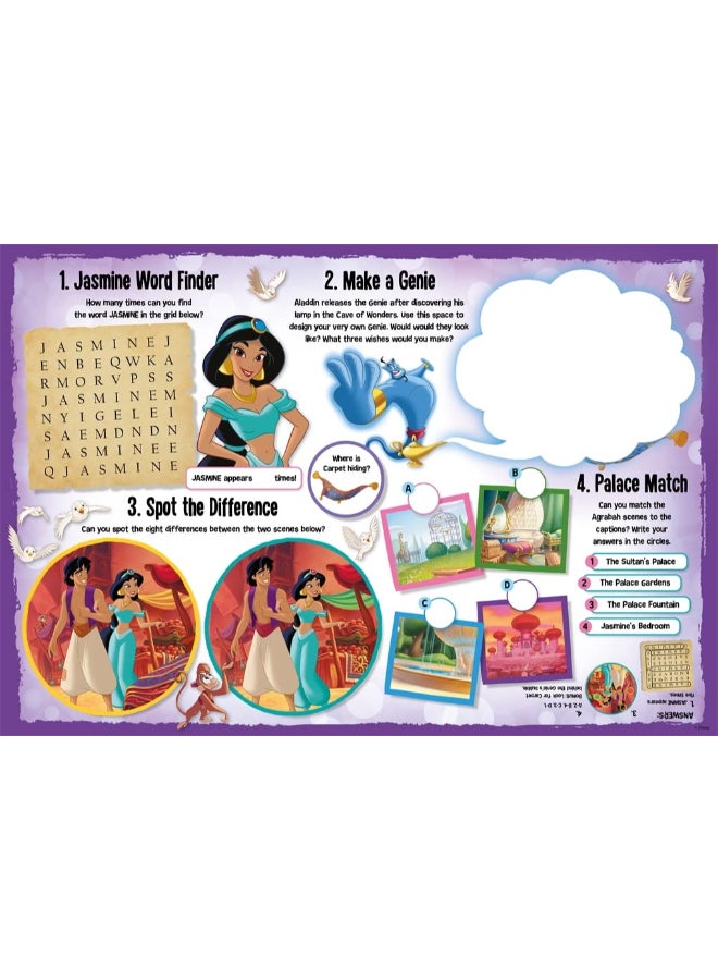 Igloo Disney Princess: Wipe-clean Activity Placemats – Kids Activity Book | Sticker Book / Creative Play Set | Fun Learning & Entertainment for Kids | Ideal Gift for Boys & Girls - Image 3