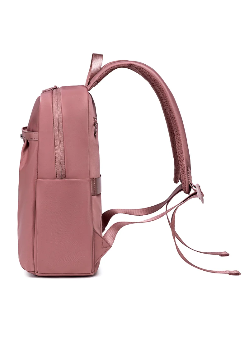 Chantria Premium Lightweight Laptop Backpack for Women Water Resistant Multifunctional Nylon Daypack for Casual Office School College Travel, CB00769-Nostalgia Rose