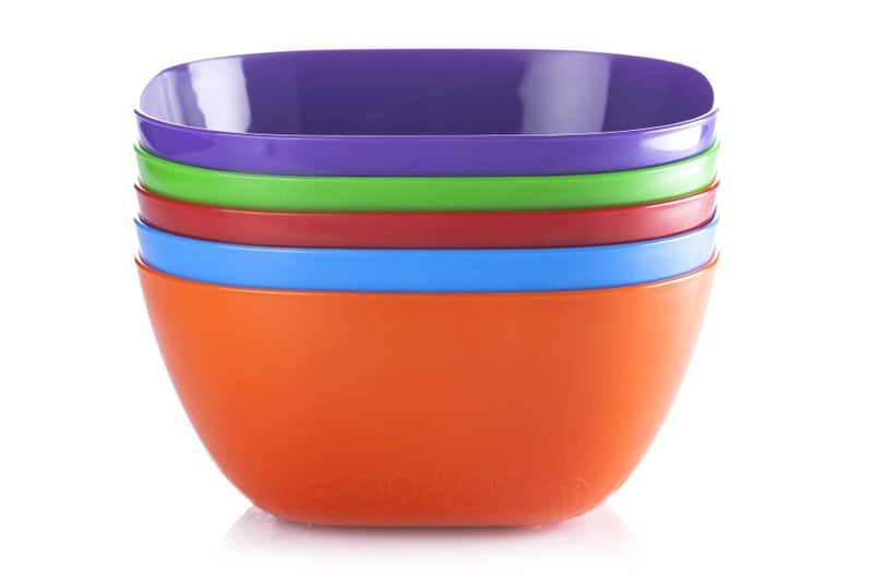 M-Design Eden™ Salad Bowl 26 cm - BPA Free, Microwave Safe, Dishwasher Safe, Food Safe, Stackable - Orange - Image 2