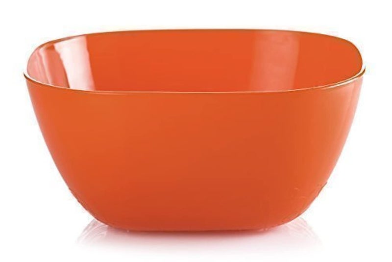 M-Design Eden™ Salad Bowl 26 cm - BPA Free, Microwave Safe, Dishwasher Safe, Food Safe, Stackable - Orange - Image 1