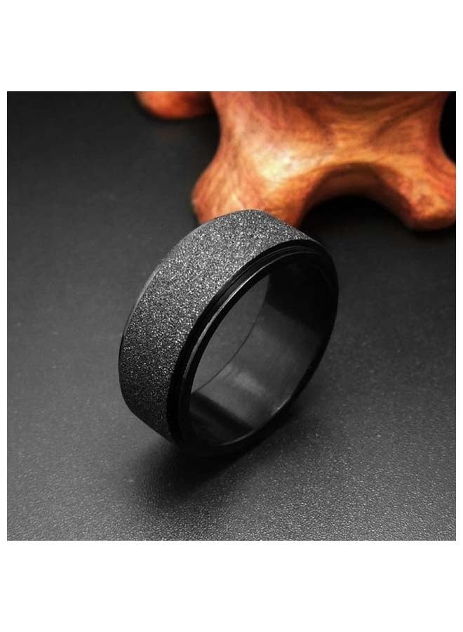 ROMAD Titanium Steel Matte Ring – 8MM Durable Unisex Ring, Comfort Fit, Scratch-Resistant, Fashion Jewelry for Daily Wear, Gifting & Special Occasions  - Image 2