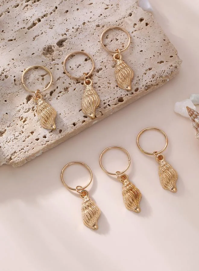 تايك تو Set of 6 - Seashell Hair Charms