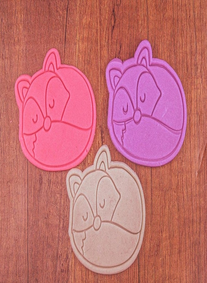 EROTNGO Sleeping Fox Black Cookie Cutter Cookie Animal Biscuit Mold forTheme Cookies Nature Party Snacks Wildlife Baking Decoration Cute Forest Party Favors and Gift for Animal - Image 2