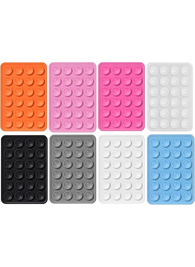 S-TOP Silicone Phone Sticky Grip, Sticky Phone Grip, Phone Suction Grip, 8 Pcs Silicone Material High Viscosity Firm Stable Practical Portable Tool, Suitable For Fixed Mobile Phone Etc - Image 1