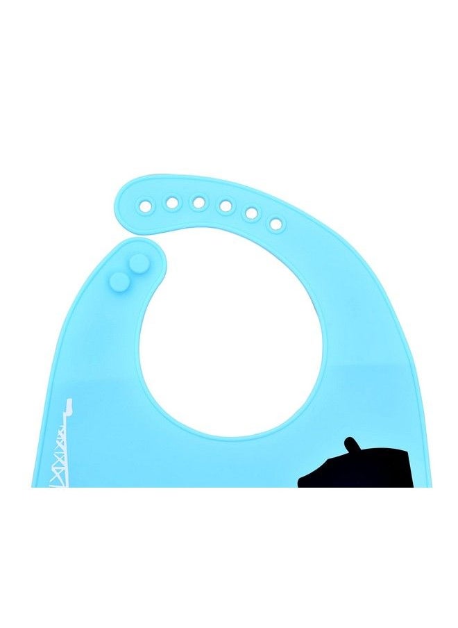 The Little Lookers Silicone Feeding Bib For Baby;Toddlers With Adjustable Strap; Waterproof; Easy To Wash; Stain Proof ; Bpa Free;Soft Material Bibs With Tray;Food Catcher (0 3 Years) (Pack Of 2)  - Image 5
