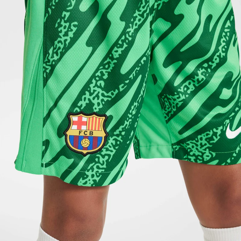 Nike Kids' FC Barcelona 24/25 Goalkeeper Replica Football Shorts