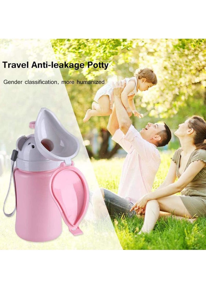 SYOSI Pee Bottle for Kids  Girls Travel Urinal Portable Potty Cup for Child Toddler Baby Emergency Toilet for Car Road Trip Essentials Camping Training, Leak Proof - Image 4