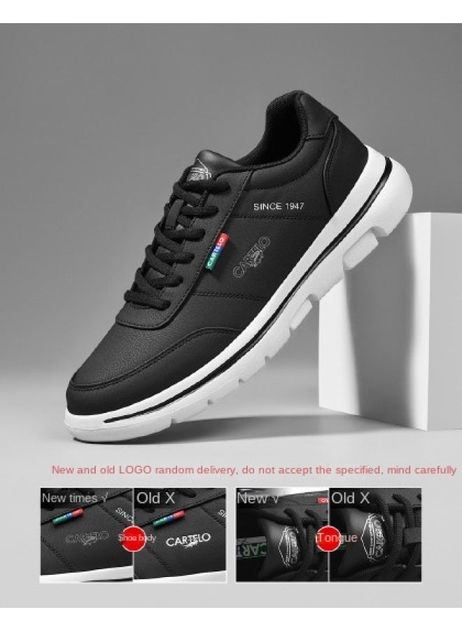 CARTELO Lightweight And Comfortable】trendy Sports Men's Casual Shoes, Travel Sneakers, Fashionable And Versatile White Sneakers For Men - Image 1