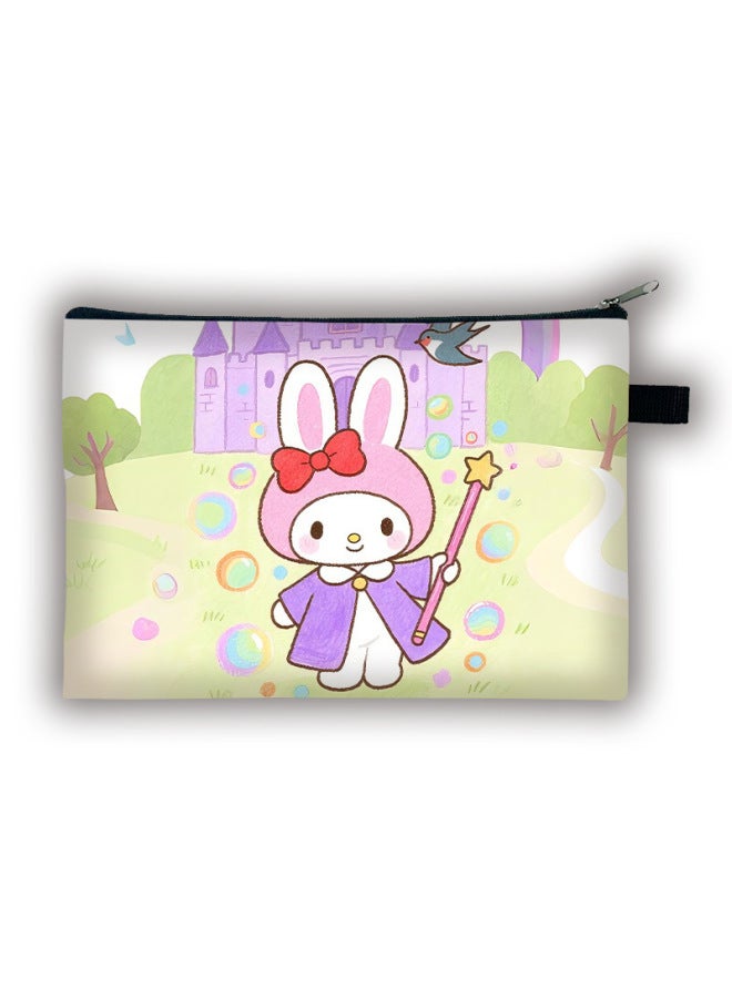 New Melody Coin Purse For Students, Cute Large-capacity Desktop Cartoon Storage Bag, Children's Large Key Card Holder