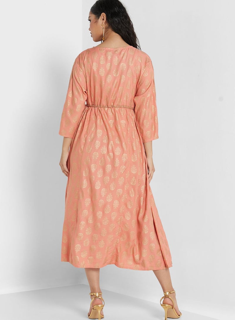 Printed Jalabiya