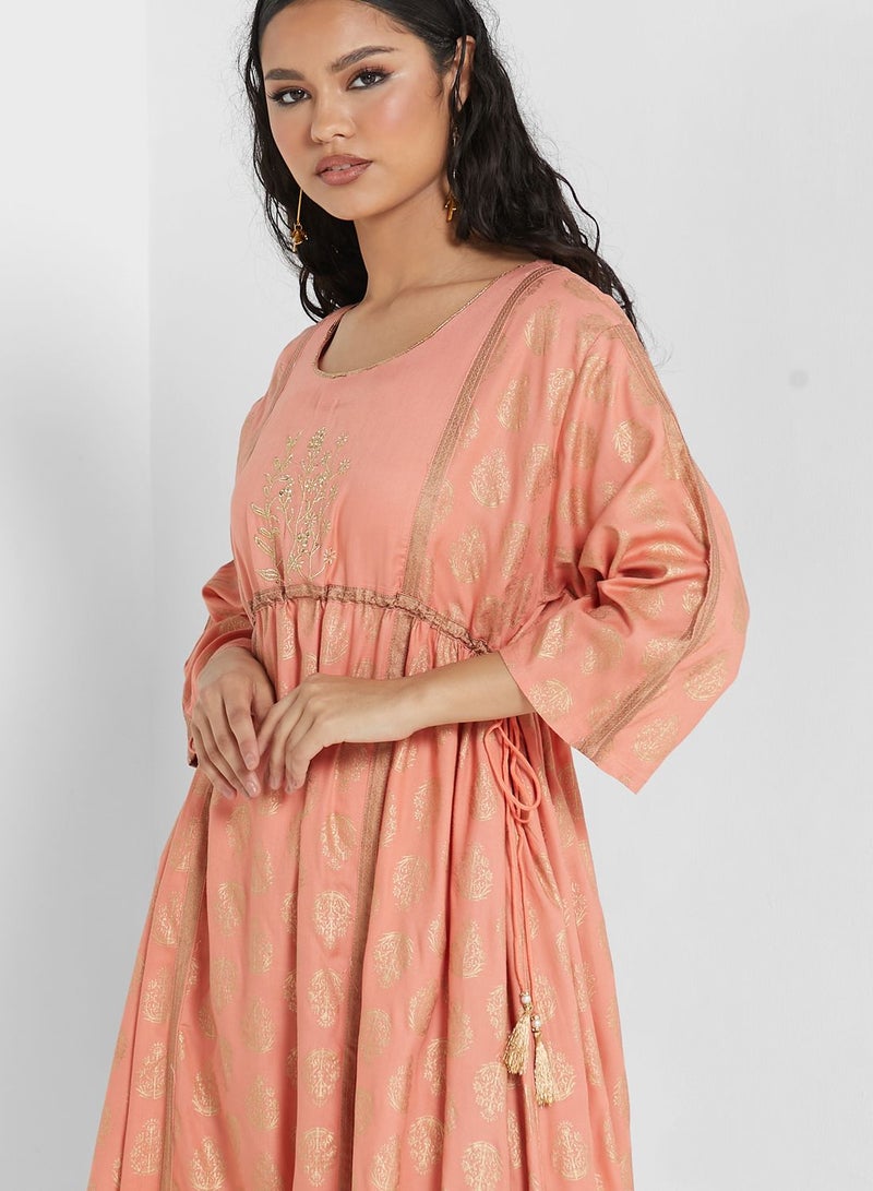 Printed Jalabiya
