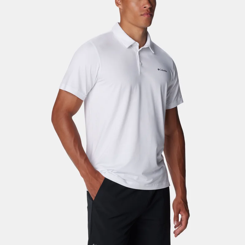 Columbia White Men's Tech Trail™ Polo T-Shirt for Men | Best Price UAE