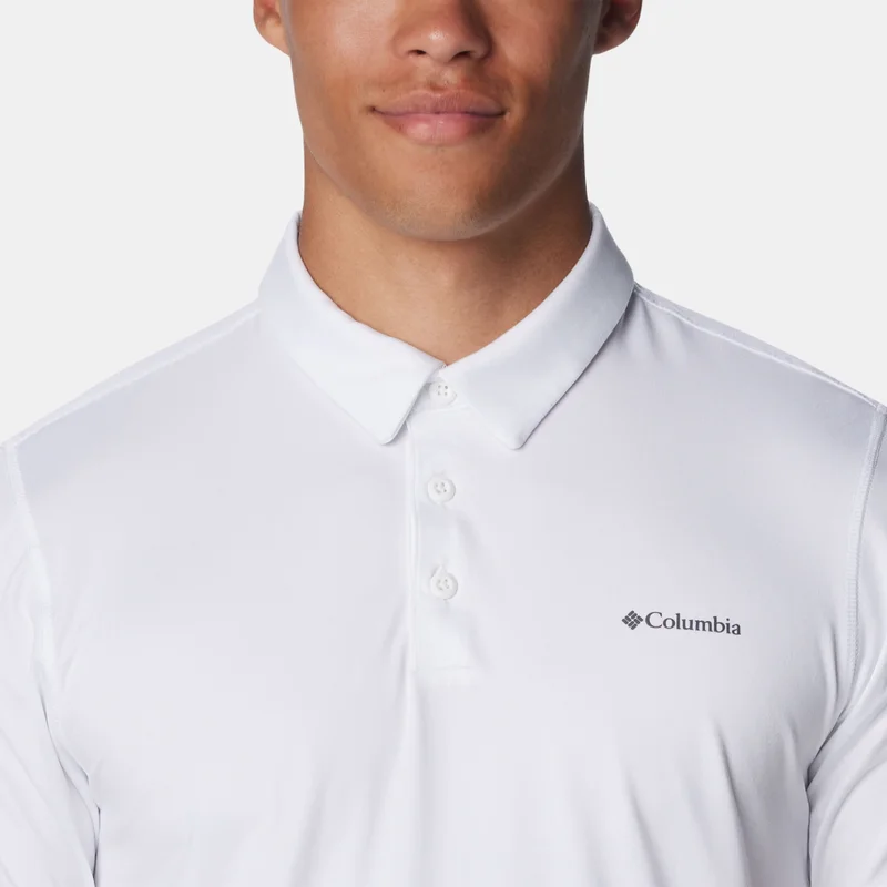 Columbia White Men's Tech Trail™ Polo T-Shirt for Men | Best Price UAE