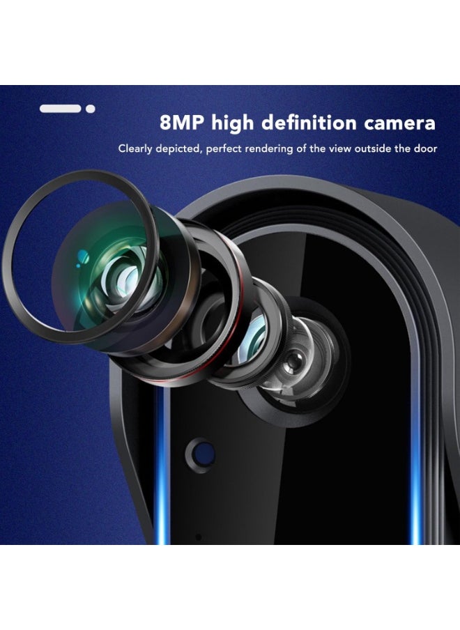 4.3" Wireless WiFi Video Doorbell with IPS Screen & 2-Way Intercom |  Night Vision | 128GB/256GB TF Card Support |  12-Language |  Enhanced 4G Private Security |  Low Power Consumption |  Easy Install & Long Battery Life – Your Ultimate Smart Home Entry Solution!