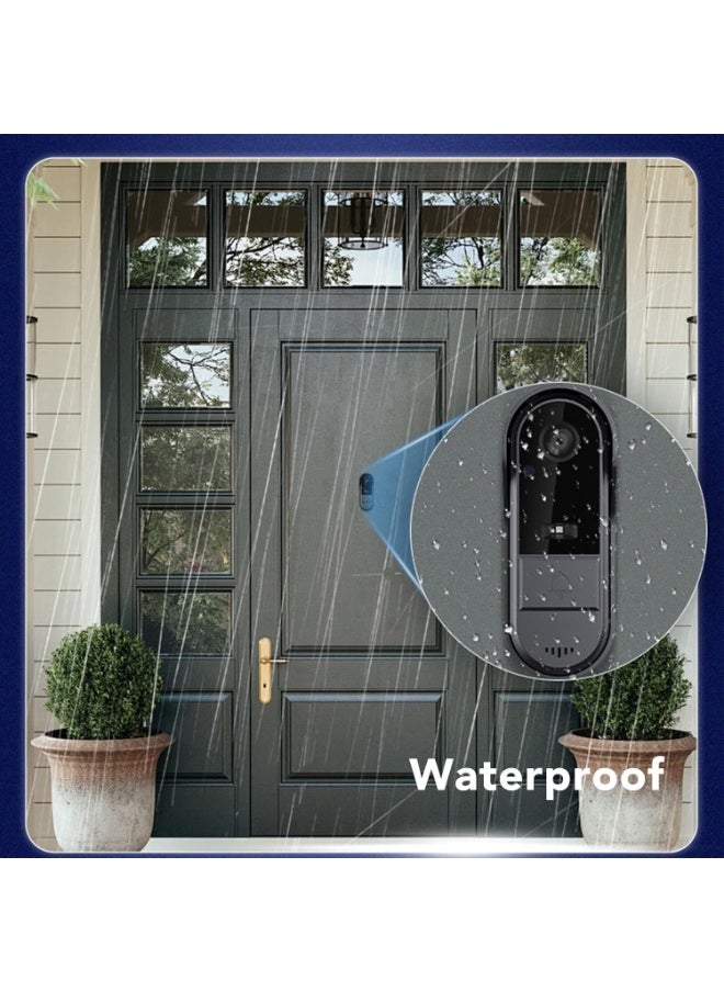 4.3" Wireless WiFi Video Doorbell with IPS Screen & 2-Way Intercom |  Night Vision | 128GB/256GB TF Card Support |  12-Language |  Enhanced 4G Private Security |  Low Power Consumption |  Easy Install & Long Battery Life – Your Ultimate Smart Home Entry Solution!