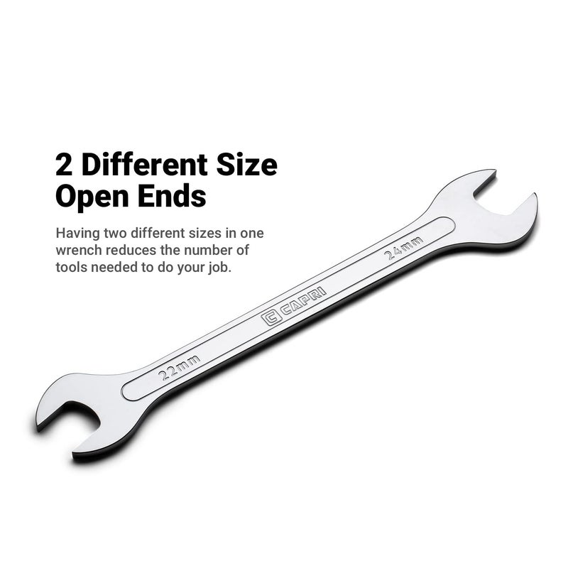 Capri Tools 11850-1213 12 mm x 13 mm Super-Thin Open End Wrench, Metric - Image 5