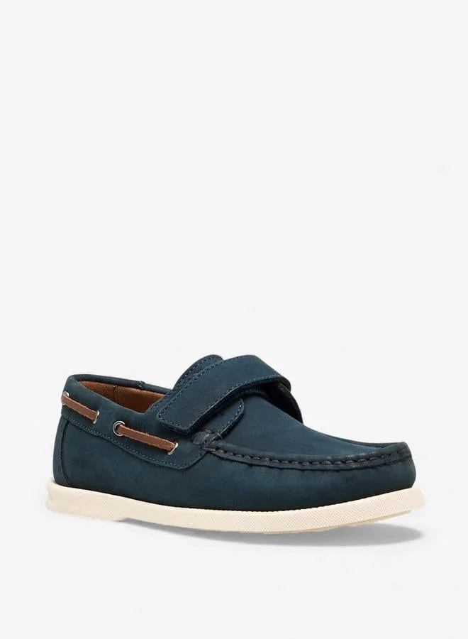 سيد دوتشيني Boys Hook & Loop Leather Moccasins