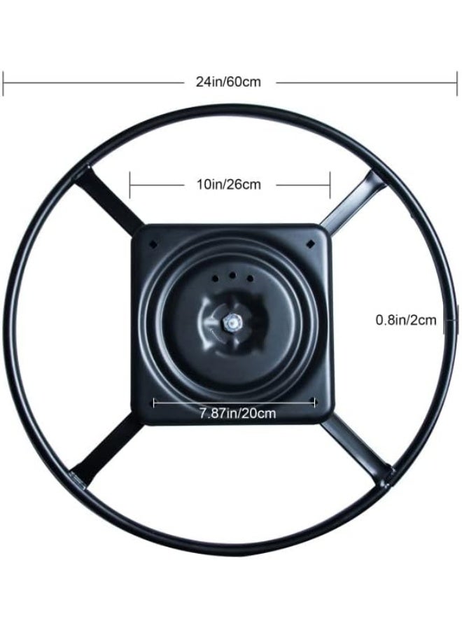 Generic Skuehod  24 Inch Heavy Duty Recliner Chair Swivel Ring Base Kit With 11 Inch Swivel Plate, Rocker Chair Replacement Parts Bottom Mechanism  - Image 1