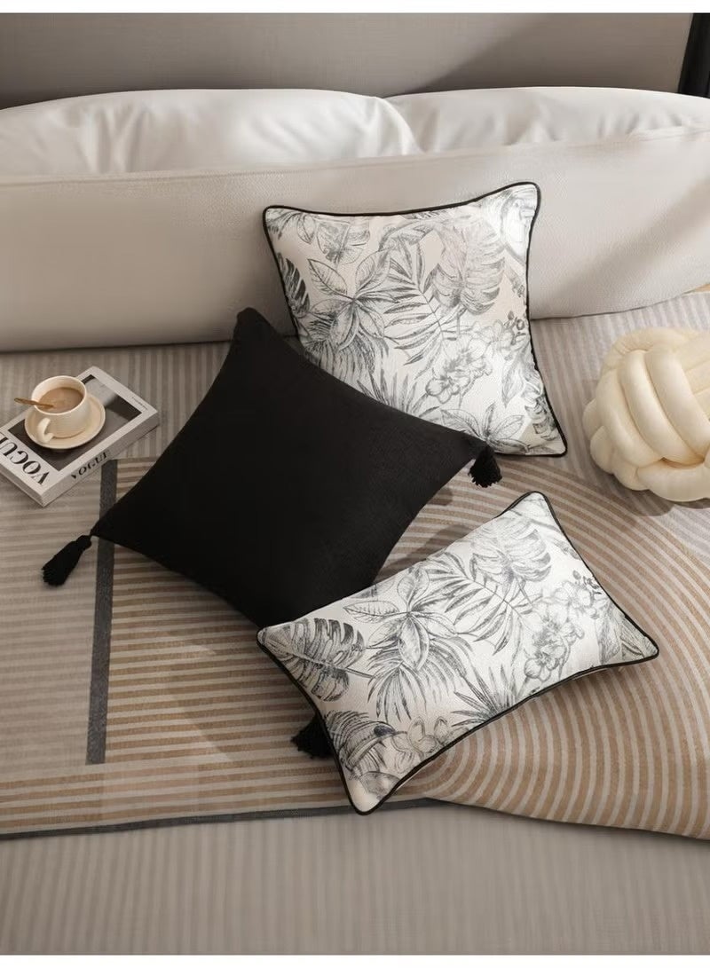 يوڠام طقم من 3 أغطية وسائد بتصميم عصري، مقاس 45 × 45 سم (18 × 18 بوصة)، مناسبة لغرفة المعيشة أو الأريكة أو السرير - Image 1